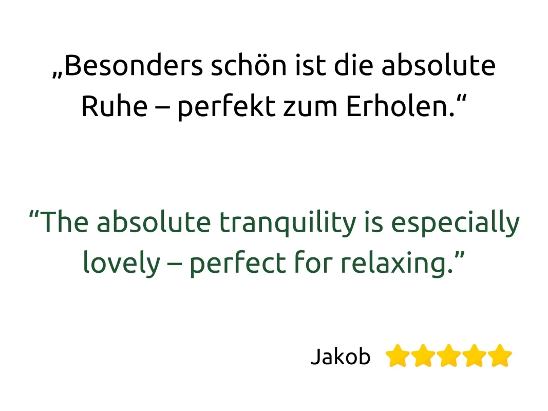 Gästebewertung zum Chalet Reit im Winkl: Erholung dank perfekter Ruhe