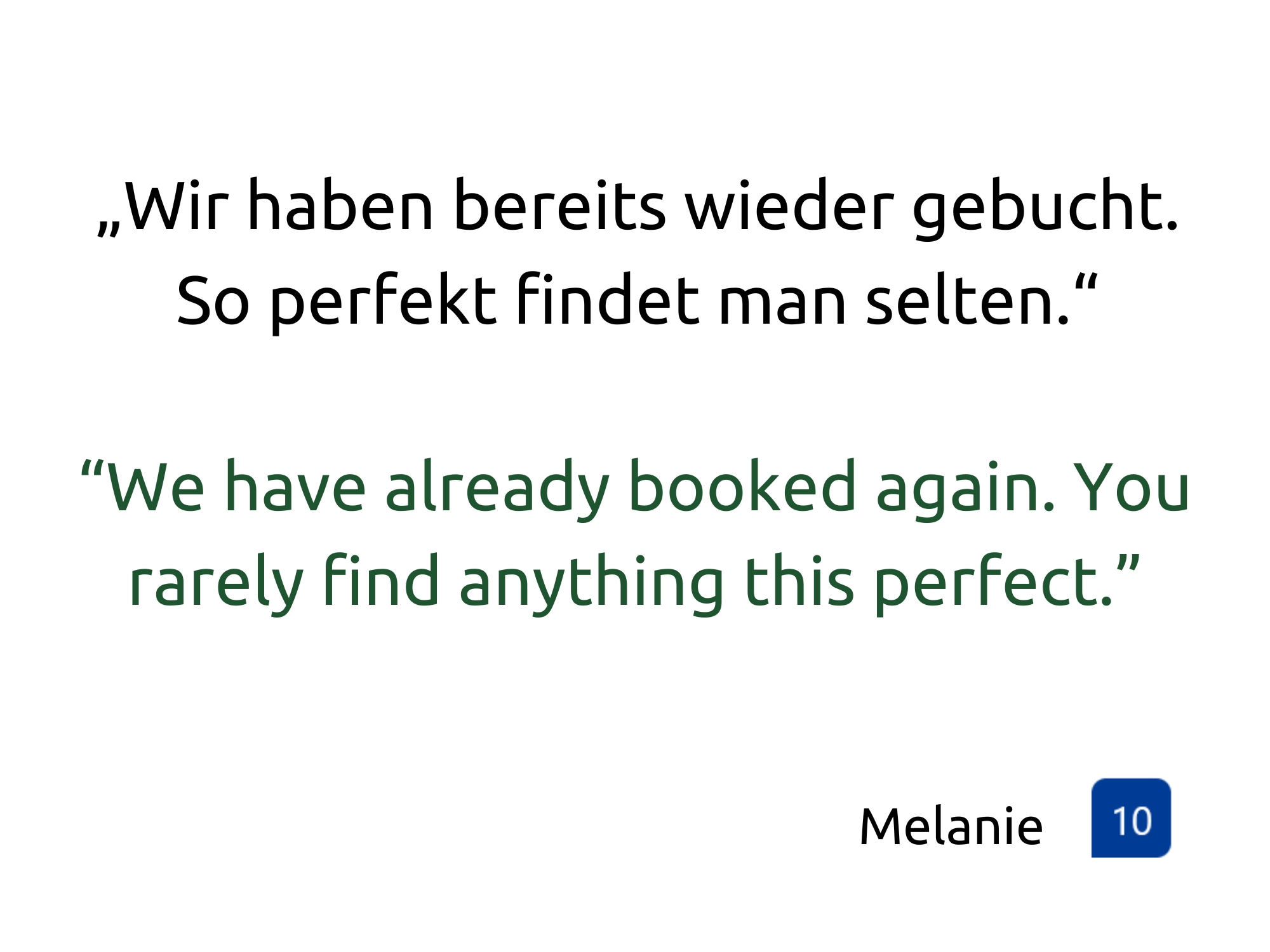 45_Gästebewertung Gästebewertung zur Villa Siegsdorf: so ein perfektes Ferienhaus findet man selten, die Gäste haben schon wieder gebucht